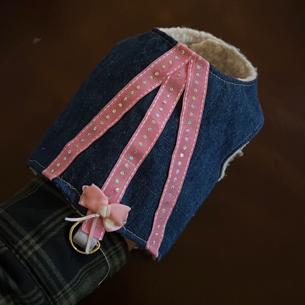 🐕‍🦺Princess Denim Extra Small Dog Coat - 4-6lb
